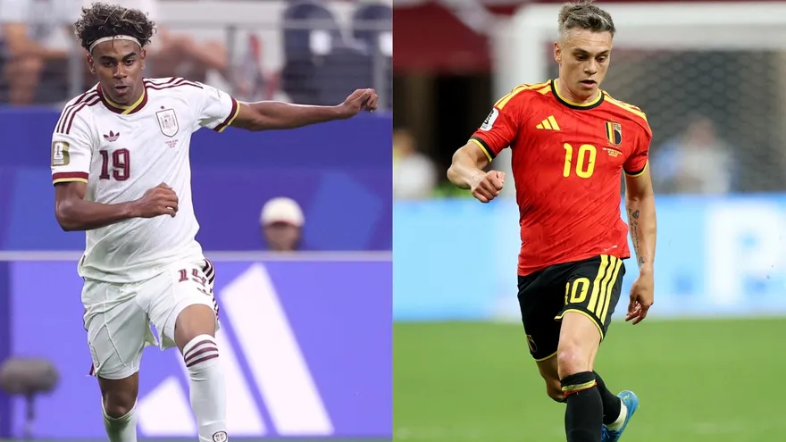 Lamine Yamal y Leandro Trossard | España vs Bélgica cuartos de final