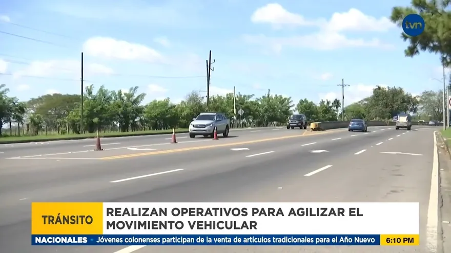 Las autoridades realizan operativos para agilizar el tránsito en Chiriquí