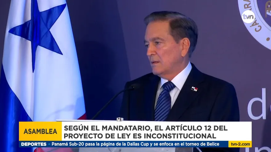 Presidente Cortizo veta proyecto de ley relacionado a revocatoria de mandato