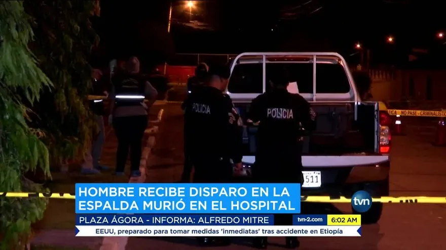 Hombre muere tras recibir disparo en la espalda
