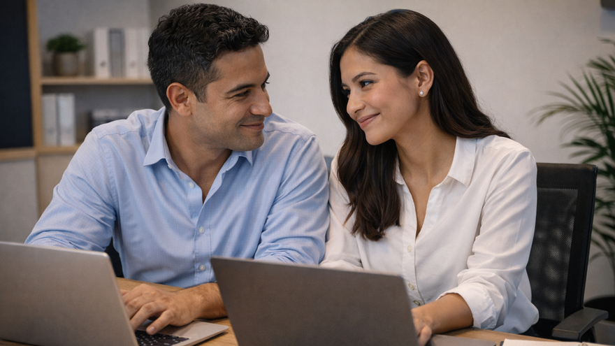 Casi 6 de 10 personas que tuvo una relación en el trabajo, la mantuvo en secreto