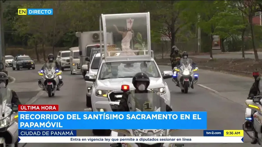 Monseñor Ulloa realiza recorrido en Domingo de Resurrección