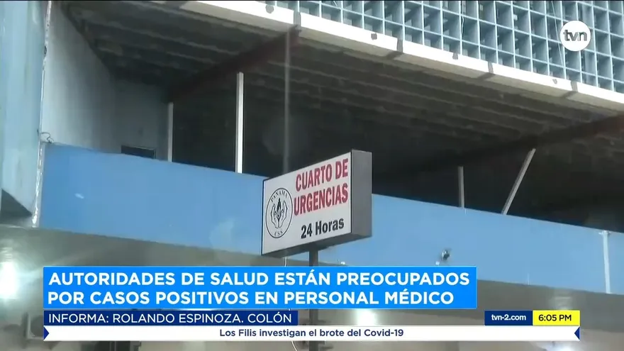Autoridades de salud en Colón están preocupadas por detección de casos de COVID en personal médico