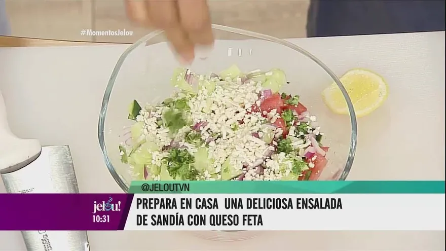 Ensalada de sandía para el alma y la dieta saludable