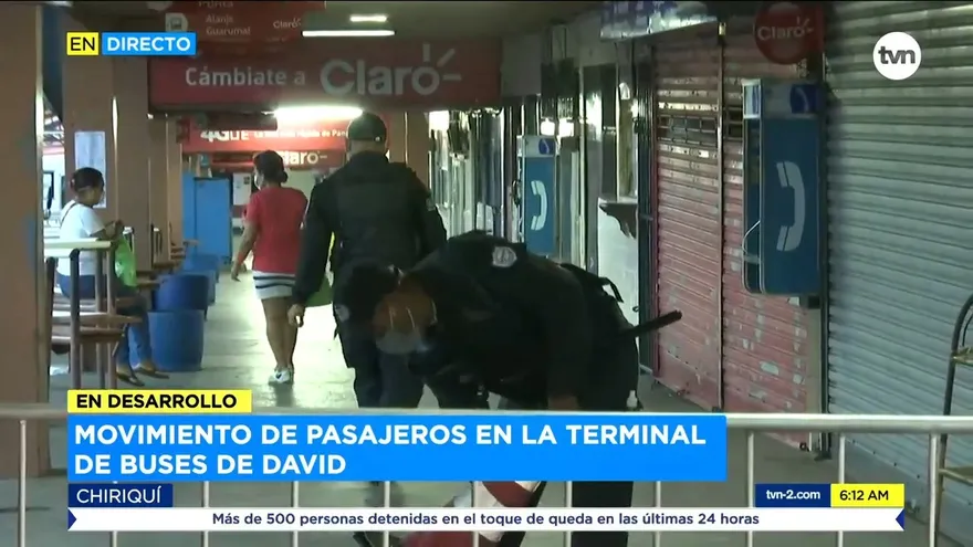 La terminal de Chiriquí aplica medidas de seguridad