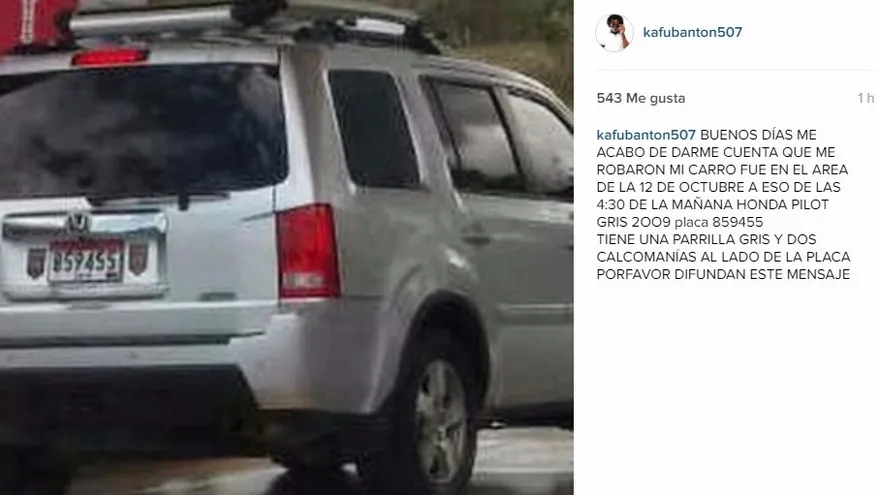 El auto estaba en la 12 de Octubre