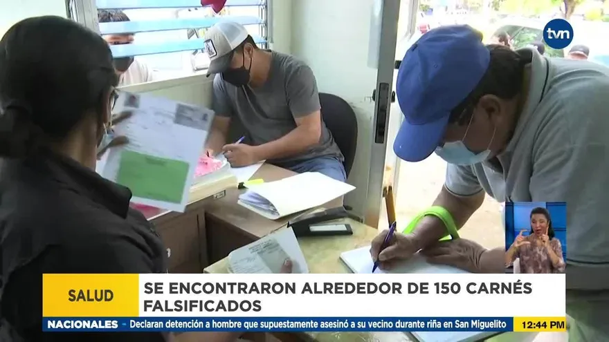 Minsa ubica cientos de carné de manipulación de alimentos falsificados en Chiriquí