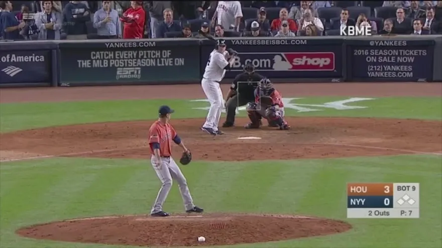 Astros eliminaron a los Yankees 3-0