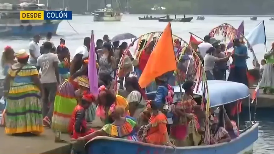 Festival de la Pollera Congo en Colón