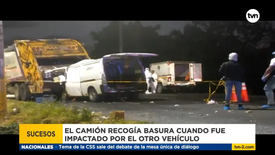 VIDEO | Accidente de tránsito en Colón deja dos víctimas fatales