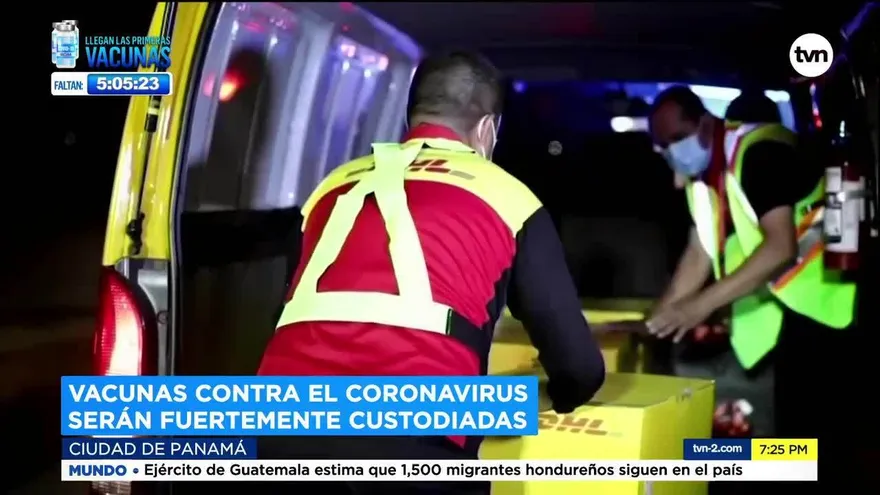 Vacunas contra el coronavirus serán fuertemente custodiadas