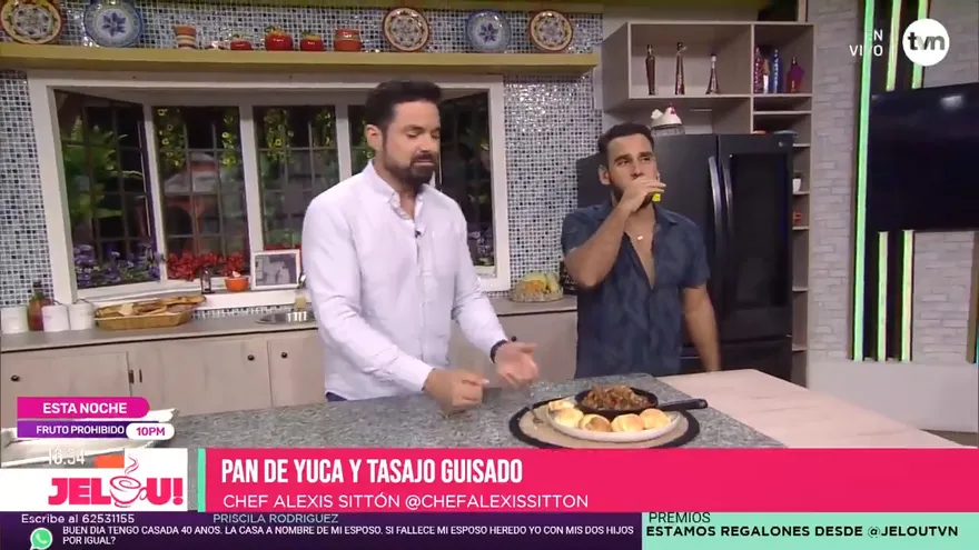 Receta: Pan de yuca con tasajo (final)