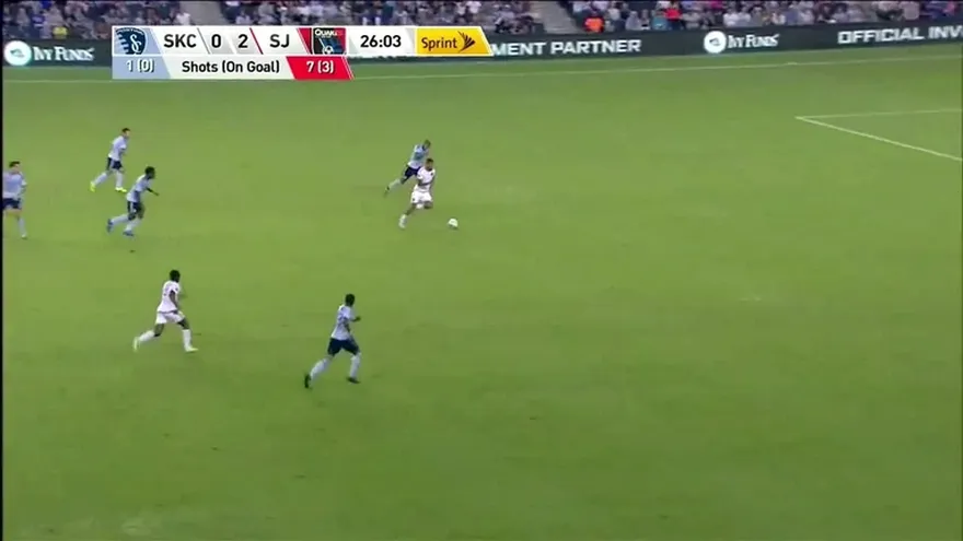 El primer gol de Aníbal Godoy en la MLS