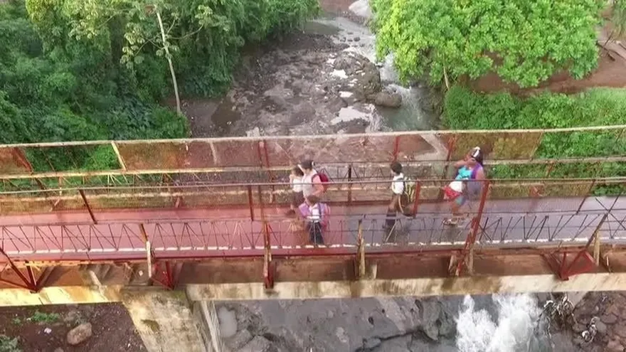 El relato de un accidente en el puente de Santa Marta