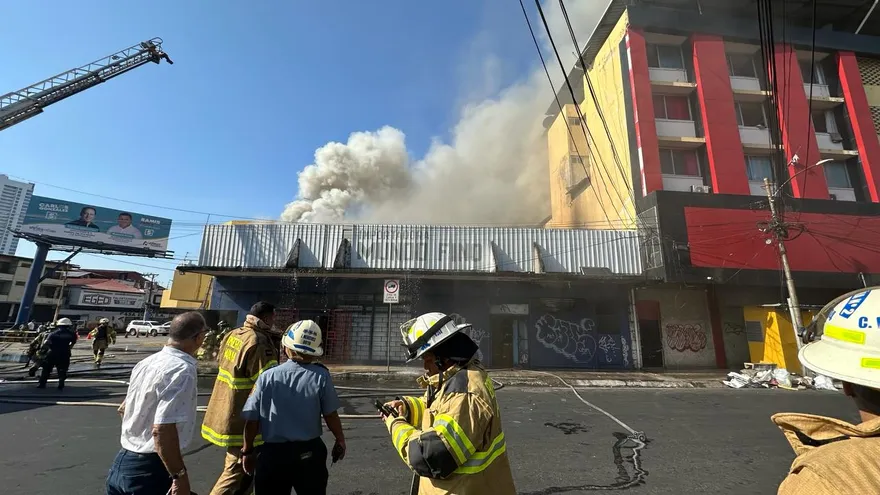 Incendio en Calidonia.