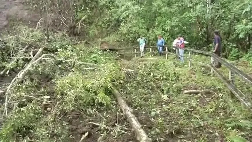 Deslave de tierra mantiene incomunicados a productores en Chiriquí
