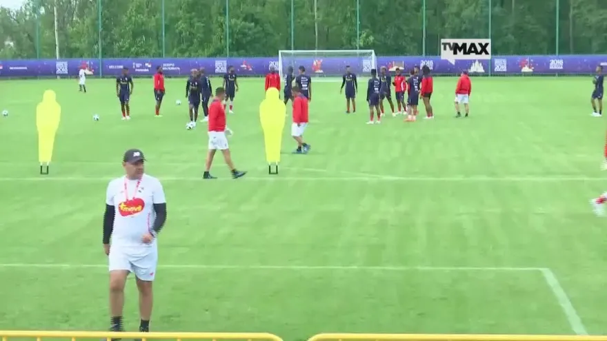 La Sele entrenó en las instalaciones del Olympic Sports Centre de Saransk