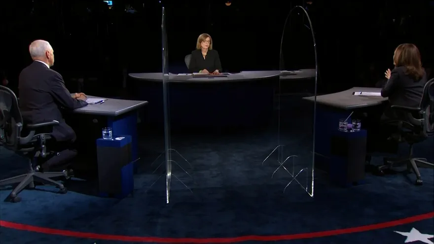 Harris y Pence chocan por gestión de covid-19 en EEUU en debate tenso pero cortés