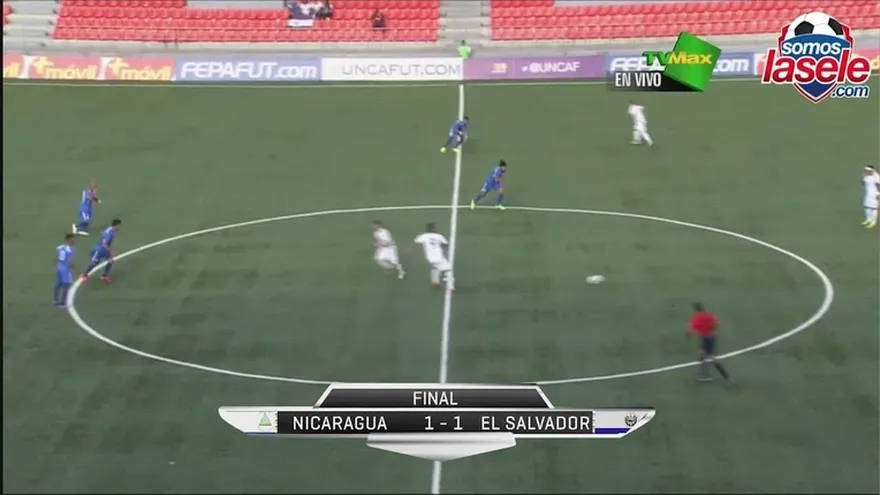 Sub-23: Nicaragua 1-1 El Salvador