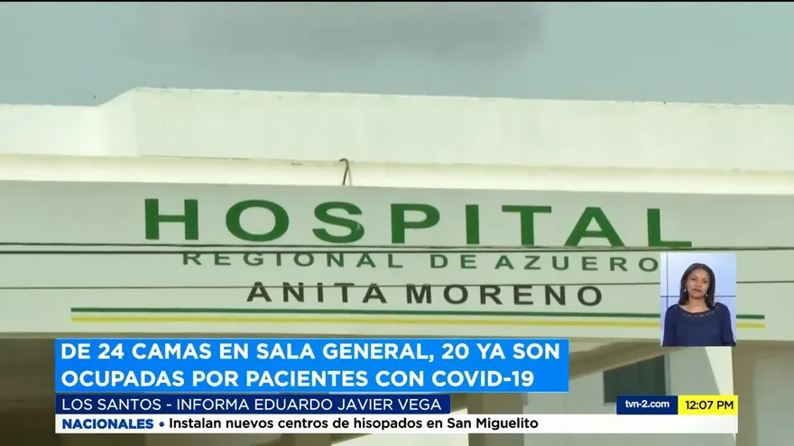Hospital de Los Santos a punto de llegar su máxima capacidad