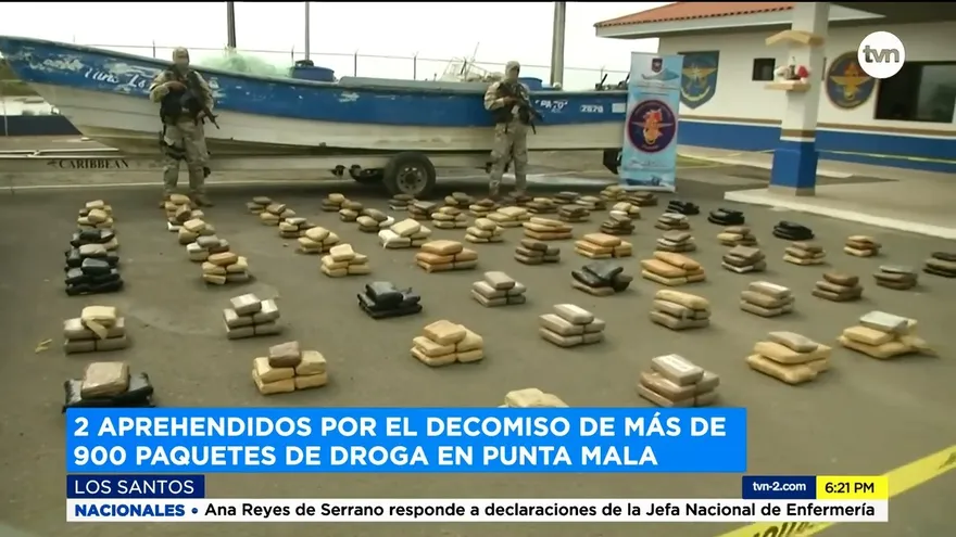 Realizan otro decomiso de drogas en Punta Mala