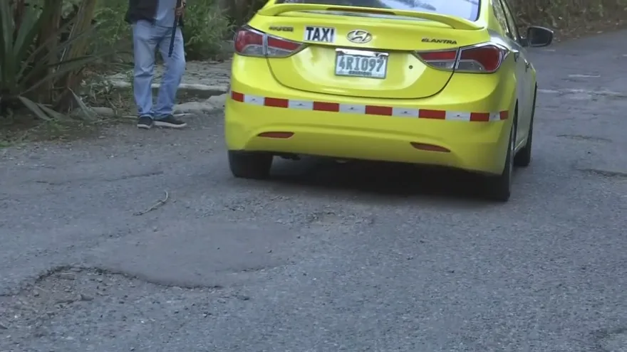 Protesta por mal estado de calle en Chiriquí