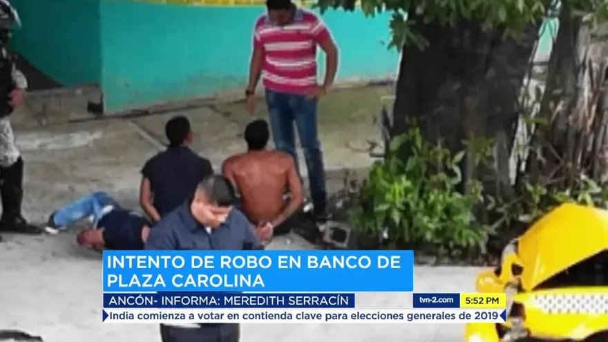 Muere seguridad de banco en medio de intento de robo en Plaza Carolina