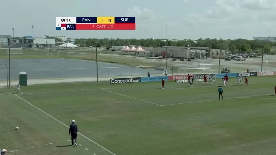 Gol de Reymundo Williams al minuto 60 Panamá vs Surinam Premundial Sub-17 de Concacaf