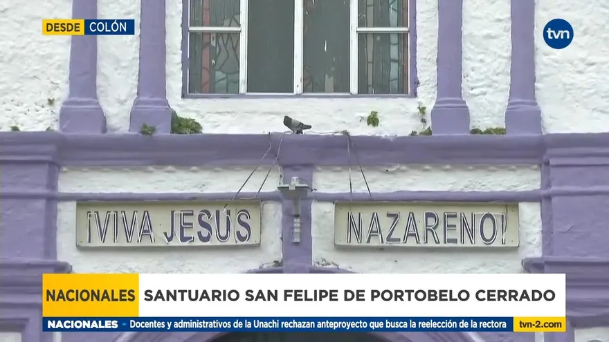 Polémica por cierre del Santuario San Felipe de Portobelo
