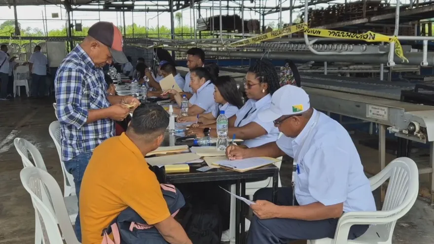 Chiquita Brands: Más de 800 personas participaron en feria de reclutamiento de la empresa en Bocas del Toro.
