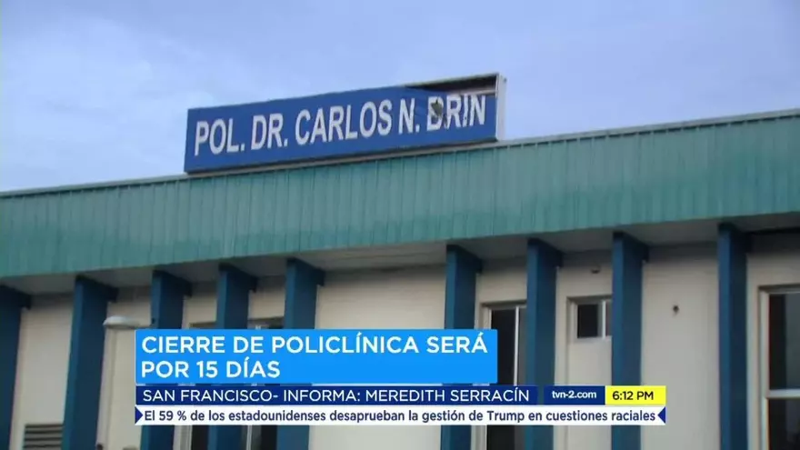 Anuncian nuevo cierre en policlínica Carlos N. Brin de San Francisco