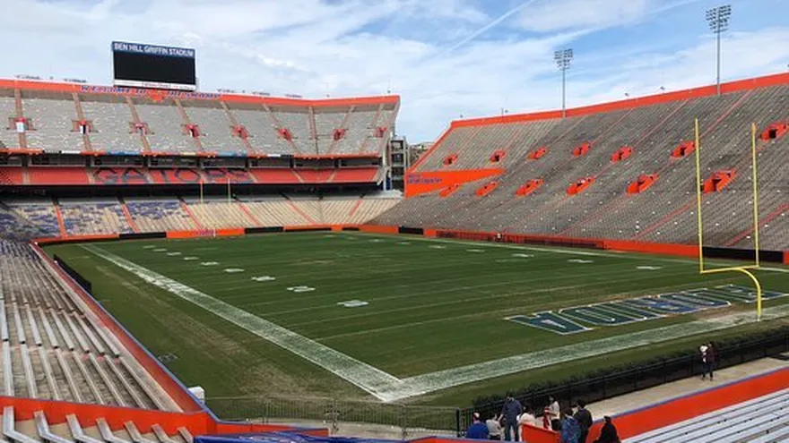 Estadio Ben Hill Griffin, casa del equipo de football americano de la Universidad de Florida