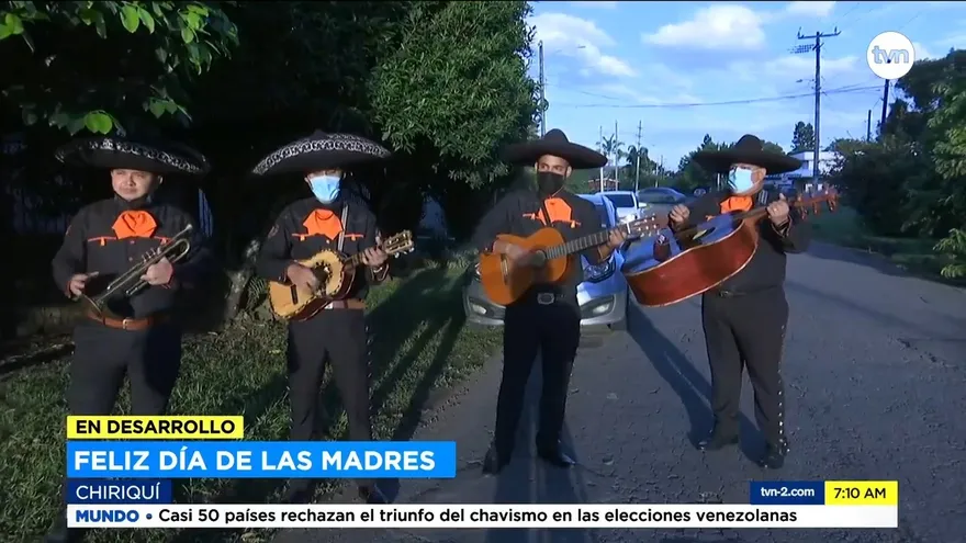 En Chiriquí, mariachis llevan serenatas con permiso del Minsa