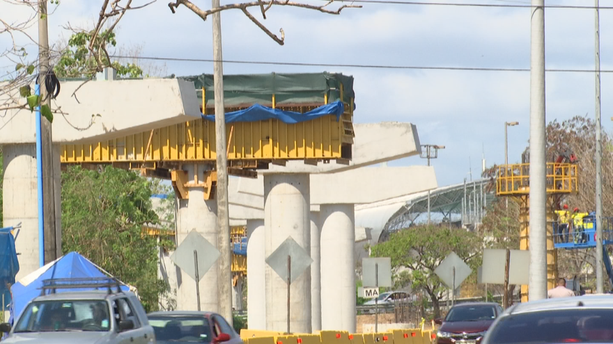 Metro de Panamá se prepara para instalar las dos primeras vigas en U en ramal de la Línea Dos