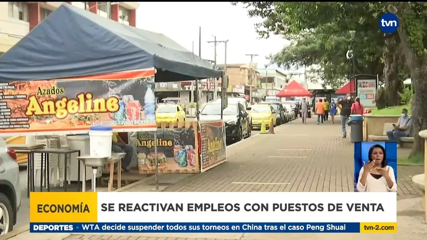 Instalan puesto de comida para reactivar la economía en Chiriquí