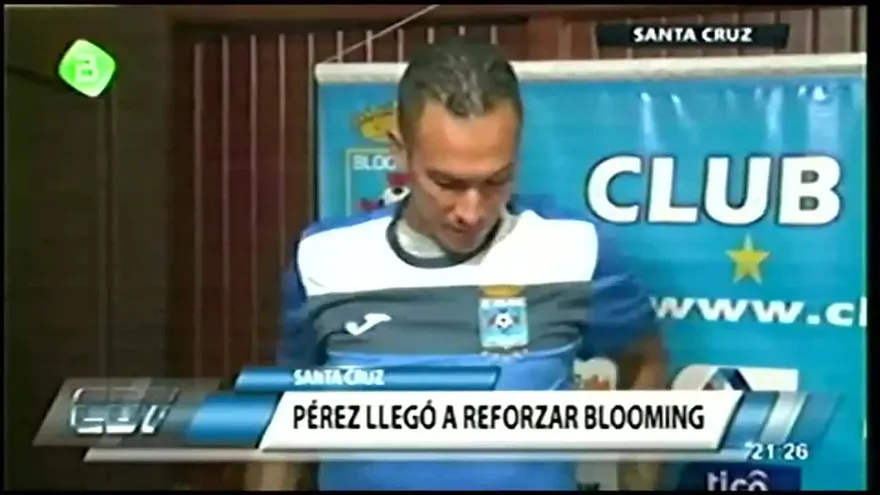 Blas Pérez y su presentación con Blooming de Bolivia