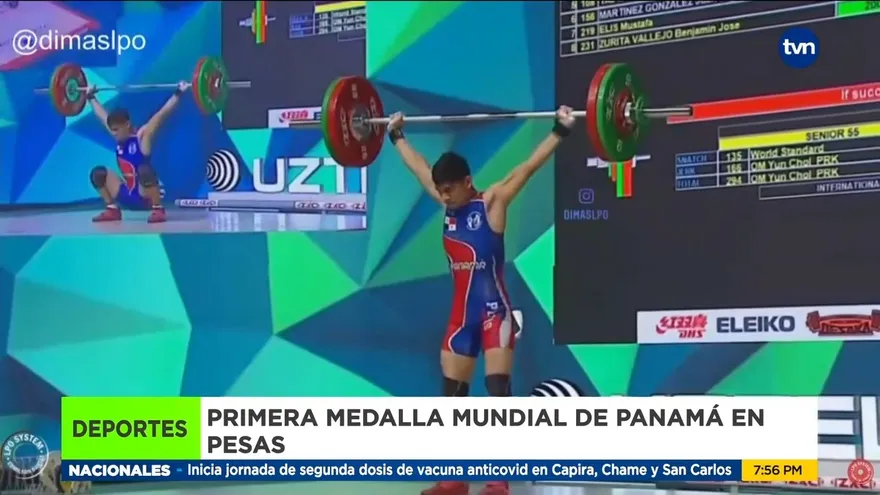 Pesista logra medalla histórica para Panamá