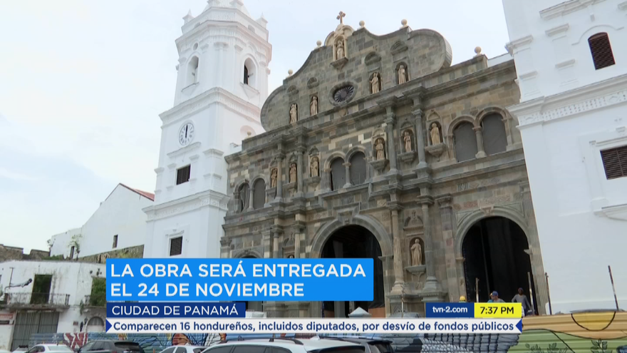 Avanzan trabajos de reparación de Catedral Metropolitana para la JMJ