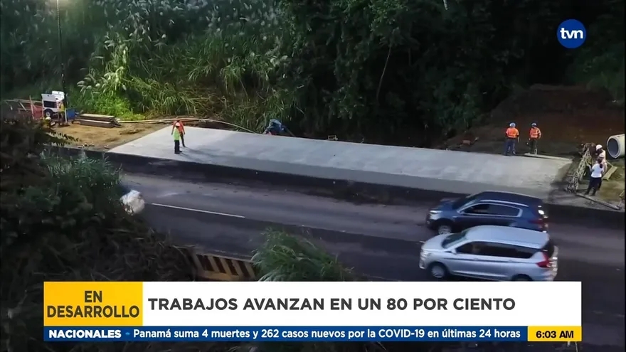 Informan avances de reparación en Loma Cová