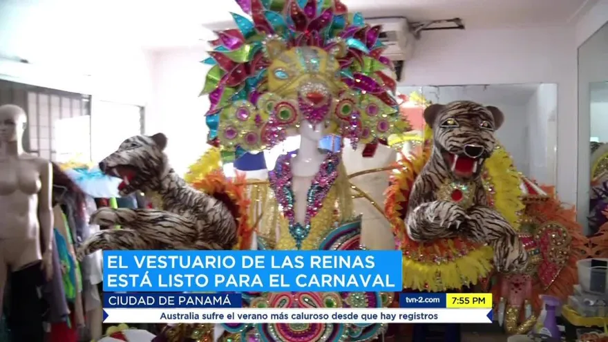 Vestuario de la reina está listo para el carnaval capitalino