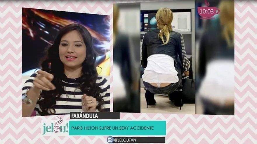 Paris Hilton perdió la elegancia y enseño demás en Milán