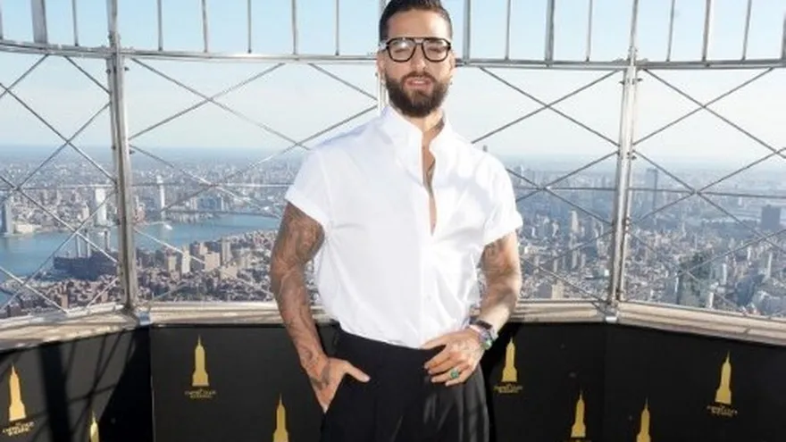 Maluma en el Empire State Building