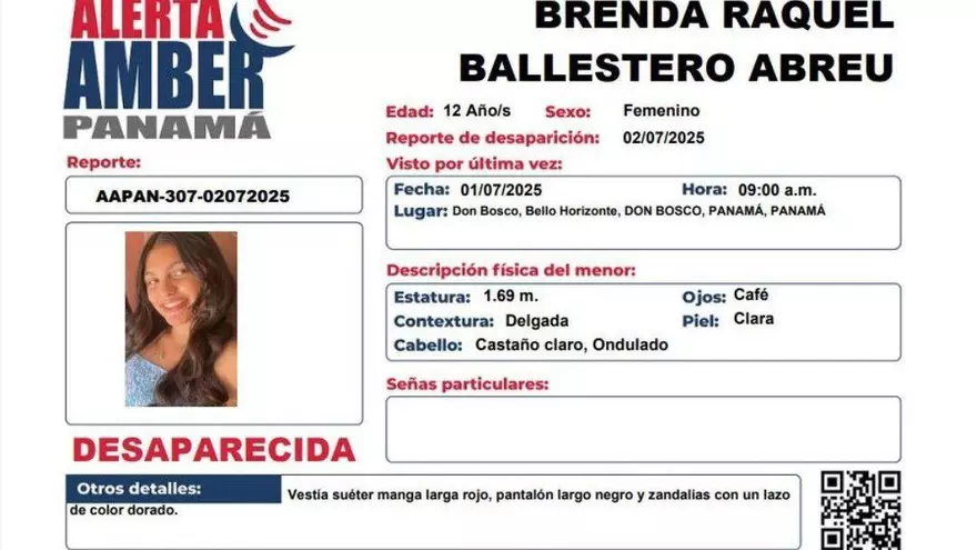 Activan Alerta Amber por Brenda Ballestero Abreu