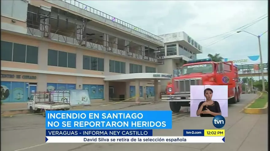 Se registra incendio en centro universitario de Veraguas