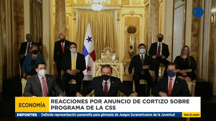 Reacciones por anuncio de Cortizo sobre programa de la CSS