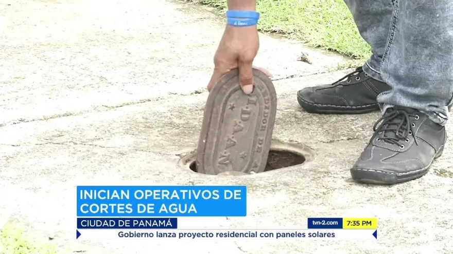 Inician operativos de cortes de agua
