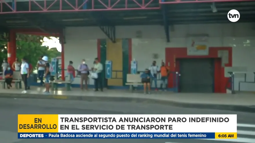 Servicio irregular de transporte en Panamá Oeste por segundo día de paro