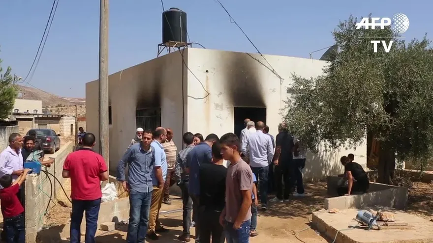 Bebé palestino quemado vivo