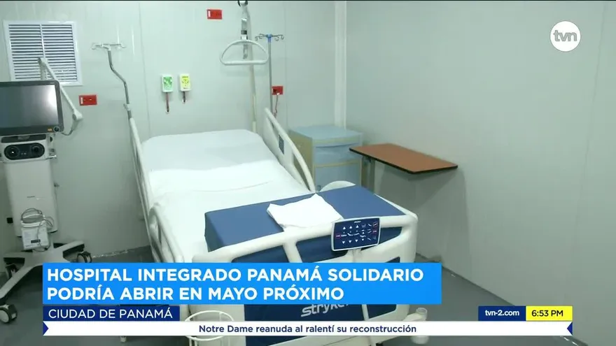 Hospital Integrado Panamá Solidario podría abrir en mayo