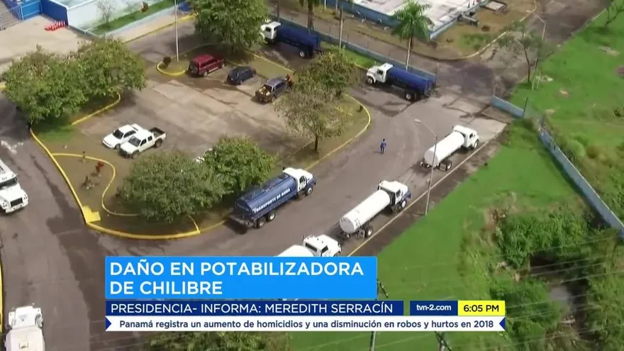 Potabilizadora de Chilibre disminuye producción a un 50% para la ciudad capital